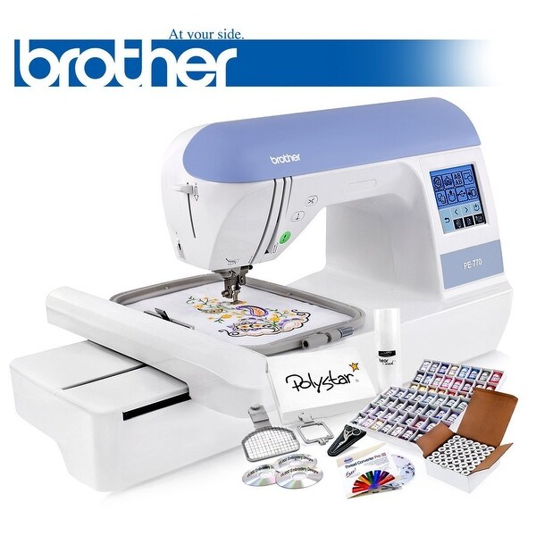 Brother PE770 PE 770 Embroidery Machine and Grand Slam Package